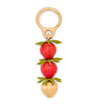 LOEWE calfskin strawberry bag charm, UK version
