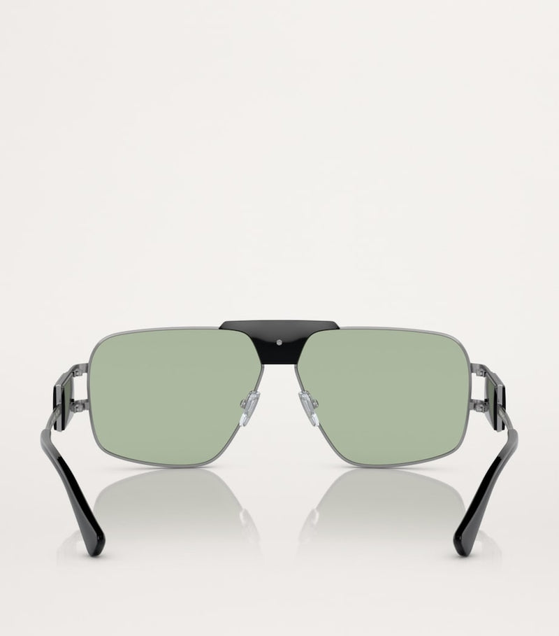 Versace Sunglasses Steel 0VE2251, imported from the UK
