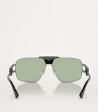 Versace Sunglasses Steel 0VE2251, imported from the UK
