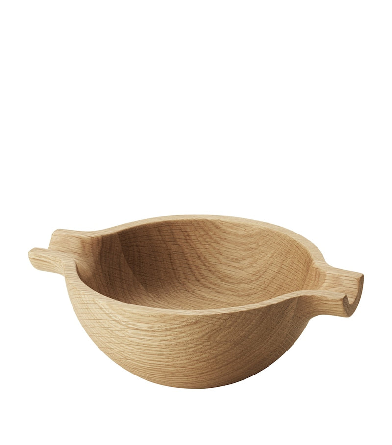 Georg Jensen Koppel oak wood bowl 20cm, UK version
