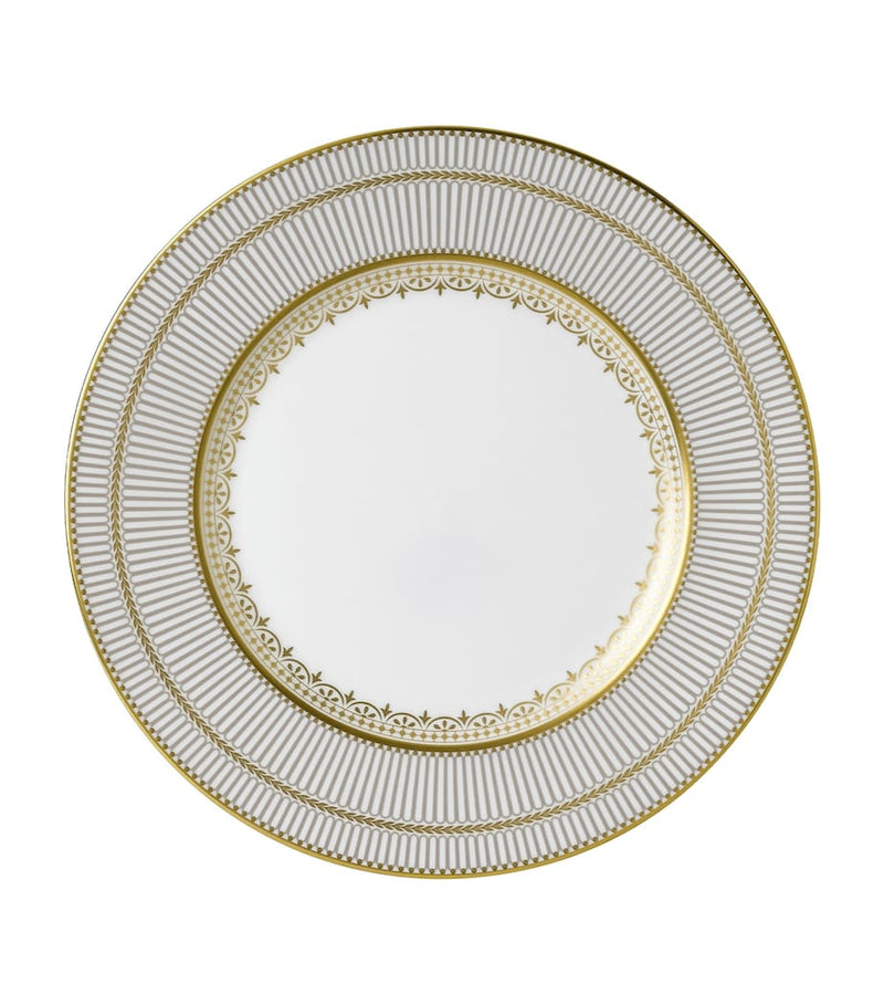 Wedgwood Anthemion Grey plate 27.5cm (British brand)