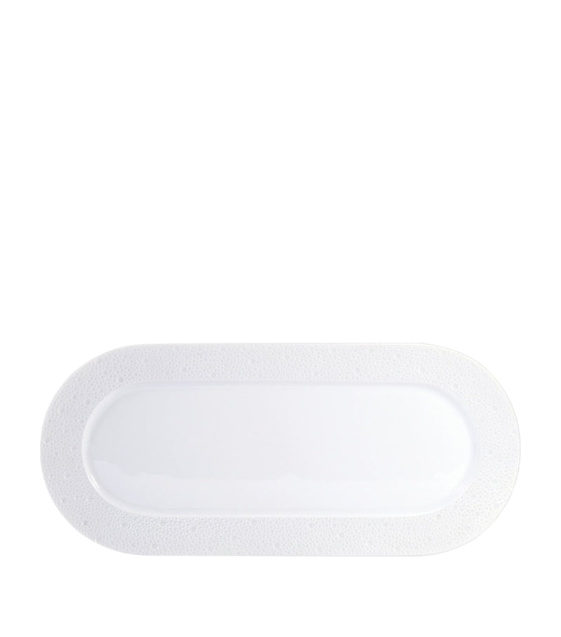 Bernardaud Ecume porcelain cake platter 37cm - British product
