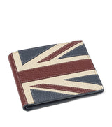 Harrods Aspinal of London Leather Union Jack Bifold Wallet- Buy online at McGrocer