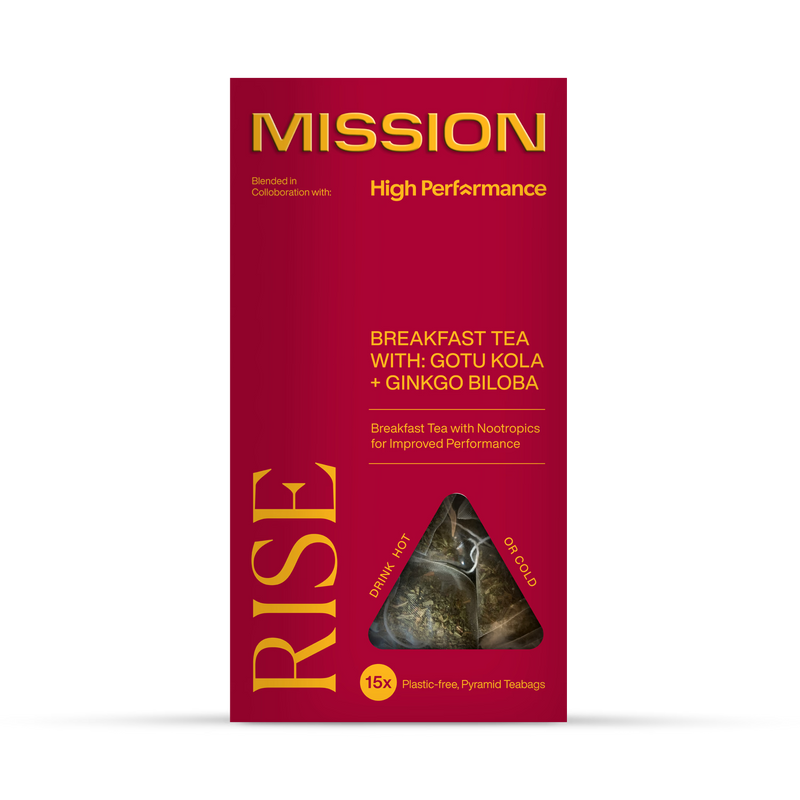 Mission English Breakfast Tea Ginkgo Biloba Gotu Kola 15 bags, UK version