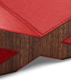 Assouline Culture bookstand in walnut and leather, UK version