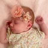 Ziggle Roses hairbow set of three floral headbands - British product