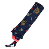 Drizzles supermini umbrella with Highland cow cats dogs print (British brand)