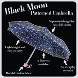 Drizzles supermini umbrella with Highland cow cats dogs print (British brand)
