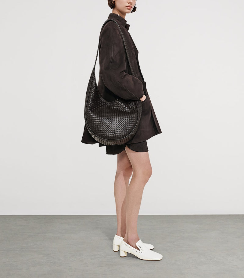 Bottega Veneta Ovetto leather shoulder bag (British brand)