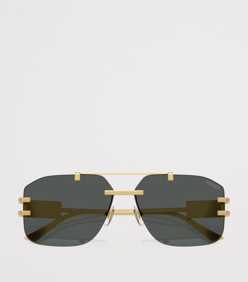 Versace irregular square sunglasses - British product