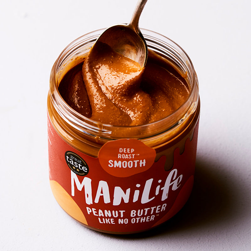 ManiLife peanut butter crunchy 275g, imported from the UK