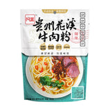 Bai Jia Huaxi beef flavour instant rice noodles - British product