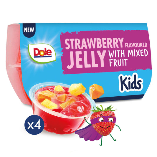 Dole Kids Strawberry Jelly with Mixed Fruit GOODS Sainsburys   