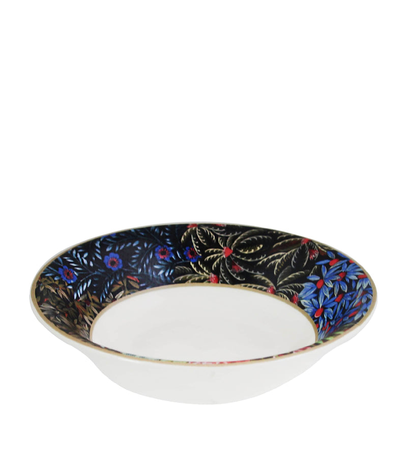 Gien set of 4 floral cereal bowls 16.5cm, UK version