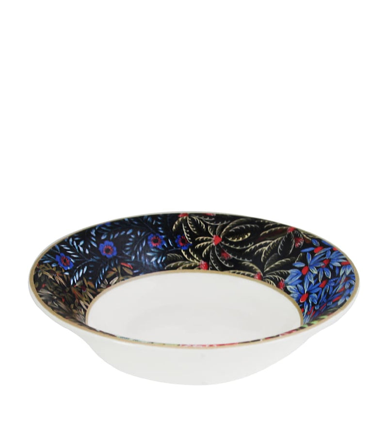 Gien set of 4 floral cereal bowls 16.5cm, UK version