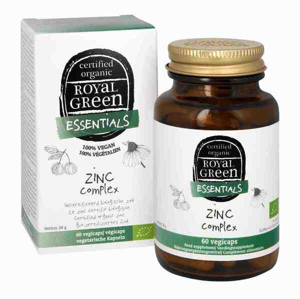 Royal Green zinc complex 60 capsules - British product