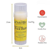 The Naked Bee foot balm 57g orange blossom honey, imported from the UK