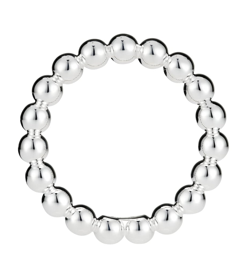 Christofle Perles napkin rings set of 2 silver-plated (British brand)