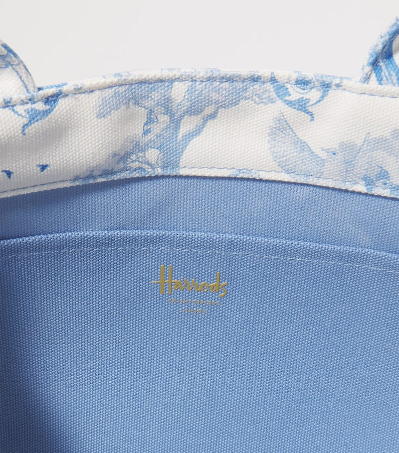 Harrods small toile print tote bag - UK version
