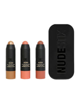 Harrods Nudestix Mini Nudies Blush Bronze Glow Kit- Buy online at McGrocer