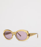 LOEWE acetate mini oval slim sunglasses, imported from the UK