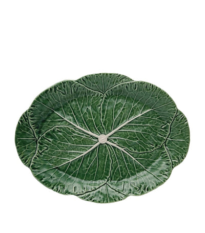 Harrods Bordallo Pinheiro Cabbage Earthenware Platter (43cm)- Buy online at McGrocer