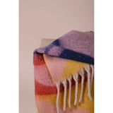 SVNX chunky scarf pink yellow 220cm (British brand)