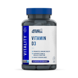 Holland & Barrett Applied Nutrition Vitamin D3 3000IU Supplement Capsules, 90 Capsules- Buy online at McGrocer