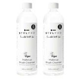 STYLPRO Vegan Makeup Brush Cleanser (2 x 500ml bottles) GOODS Superdrug