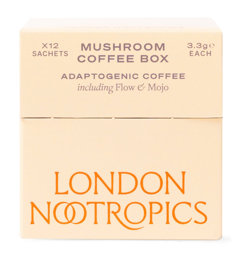 Adaptogenic Mushroom Coffee Box, 12 Sachets, 72g