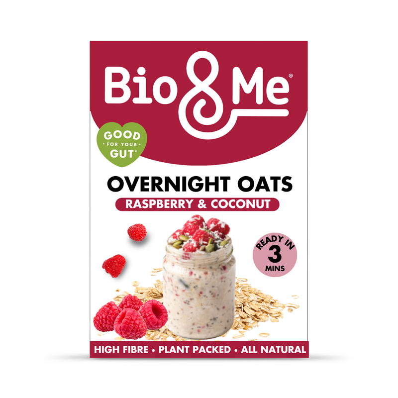 Bio & Me Overnight Oats Raspberry & Coconut 350g - British product