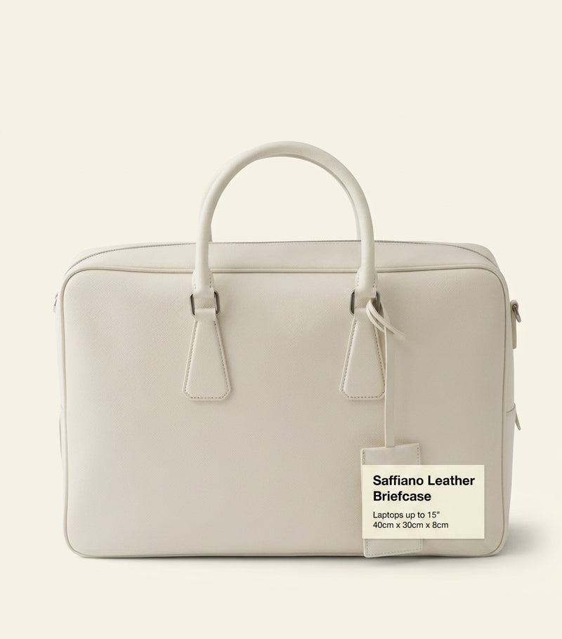 Prada Saffiano leather briefcase - British product