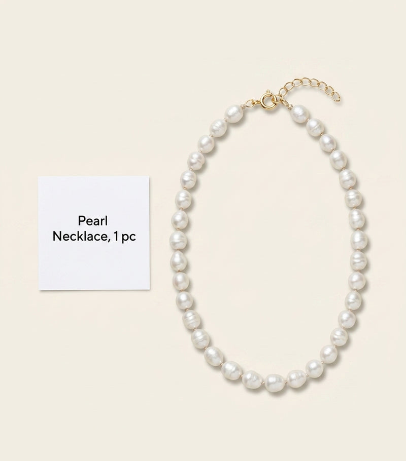 Prada pearl safety pin necklace (British brand)