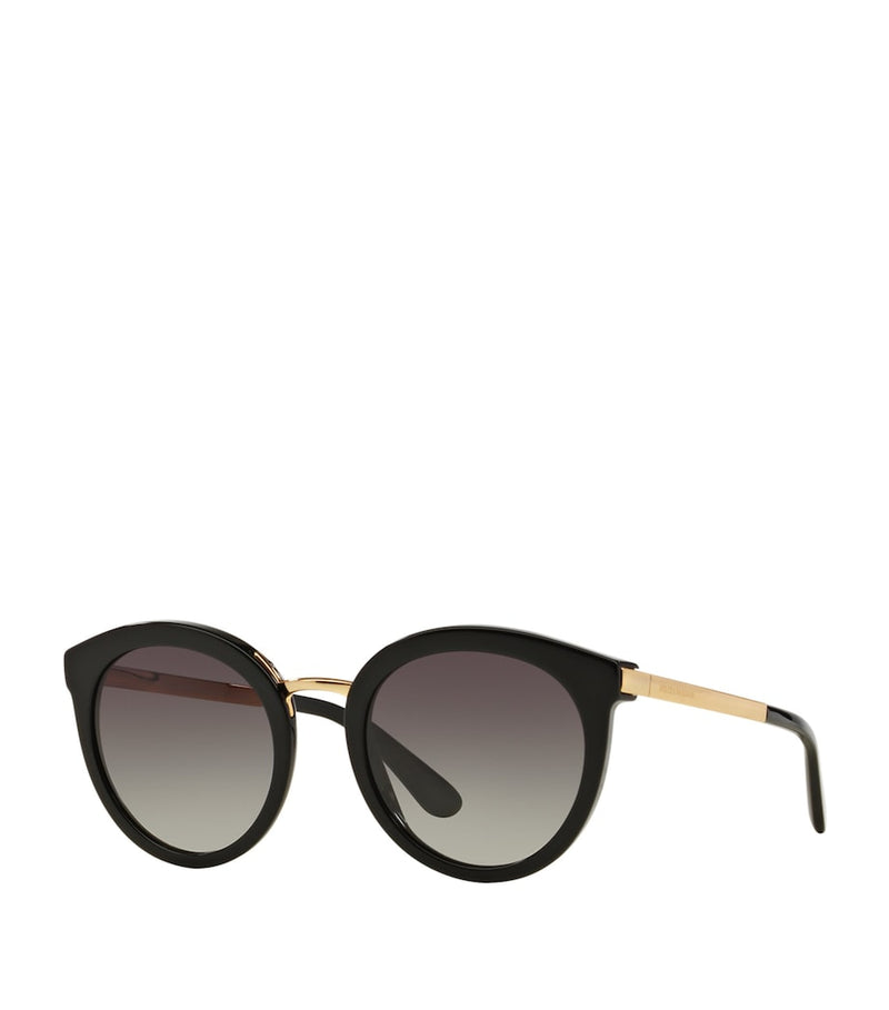 Dolce&Gabbana round sunglasses with gold accent (British brand)