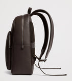 Carl Friedrik Ayrton leather backpack with laptop compartment - British brand