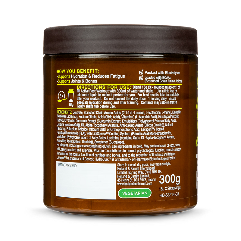 TriActive Post Workout Orange & Mango 300g - British product