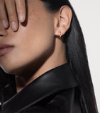 Messika Move Uno mini hoop earrings rose gold 1.2cm - British product