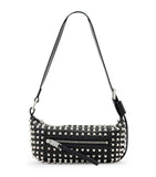 AllSaints lambskin embellished Vega shoulder bag, imported from the UK