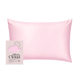 Silver Cloud Satin Pillowcase Pink Standard 50x75cm (British brand)