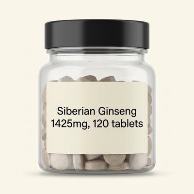 Holland & Barrett Holland & Barrett Siberian Ginseng 120 Tablets Supplement- Buy online at McGrocer