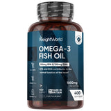 Superdrug WeightWorld Omega 3 Fish Oil 1000mg 400 Softgels 1+ Year Supply- Buy online at McGrocer