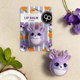 Cosmepick orange reindeer lip balm set 3x6g (British brand)