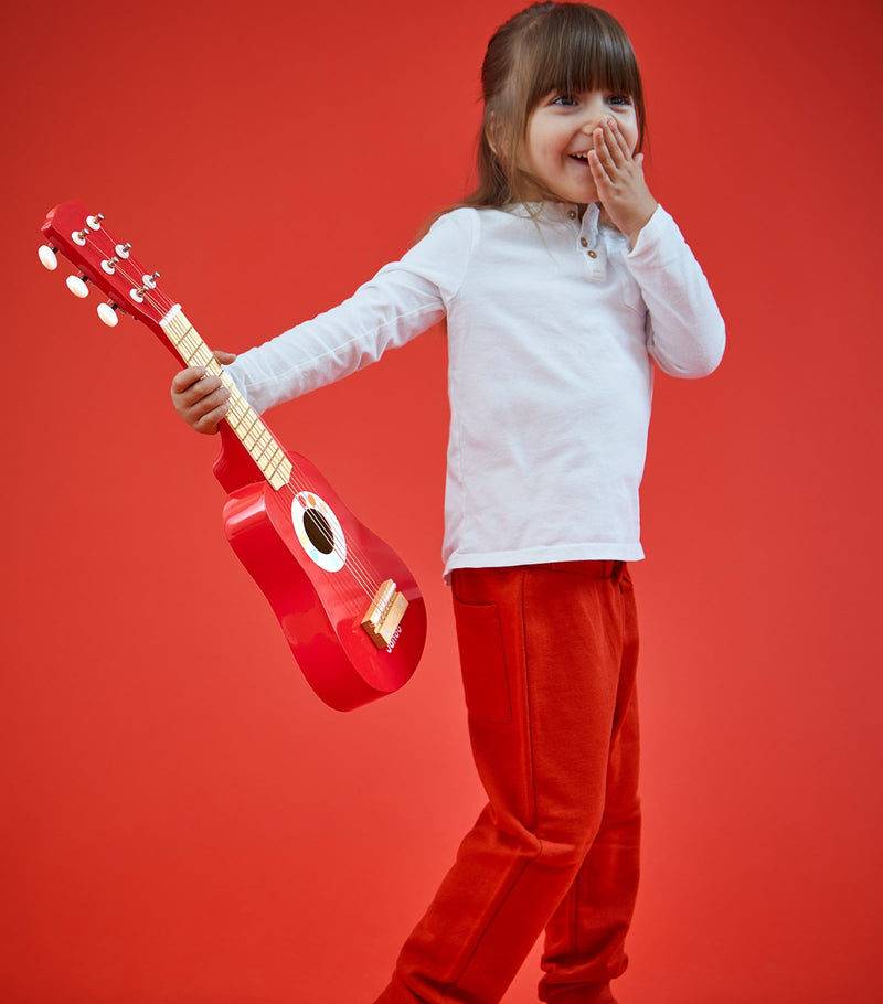 Janod My First Guitar Confetti toy guitar (British brand)