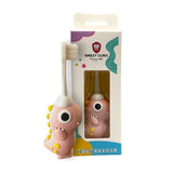 Superdrug Smiley Clinic Kids Dinosaur Toothbrush Soft Bristles Baby Pink Manual Toothbrush- Buy online at McGrocer