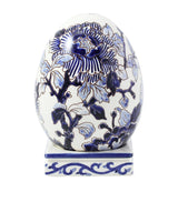 Harrods Gien Pivoines Egg Ornament 13cm- Buy online at McGrocer