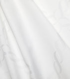 Pratesi king flat sheet with braid pattern, 275cm x 275cm, imported from the UK