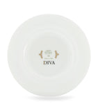 GINORI 1735 porcelain Colonna Diva coffee saucer 12.5cm, UK version