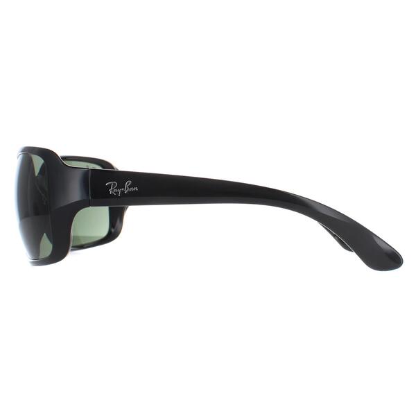 Ray-Ban 4068 black women's wrap sunglasses, imported from the UK