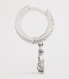 Suzanne Kalan white gold diamond drop earrings, imported from the UK
