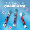 Oral-B Spiderman toothbrush heads pack of 4 (British brand)